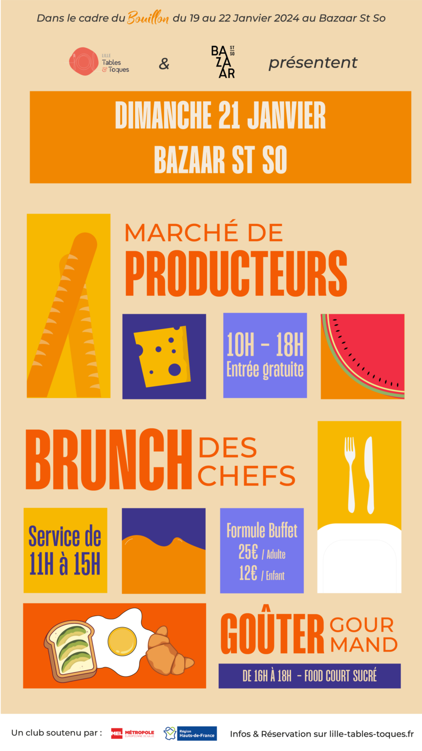 Le Bouillon 2 Dimanche Lille Tables & Toques